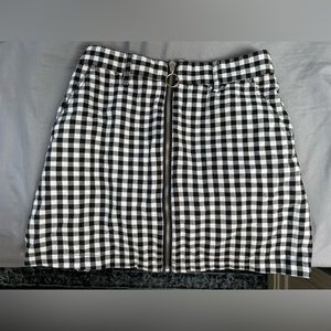 Gingham skirt